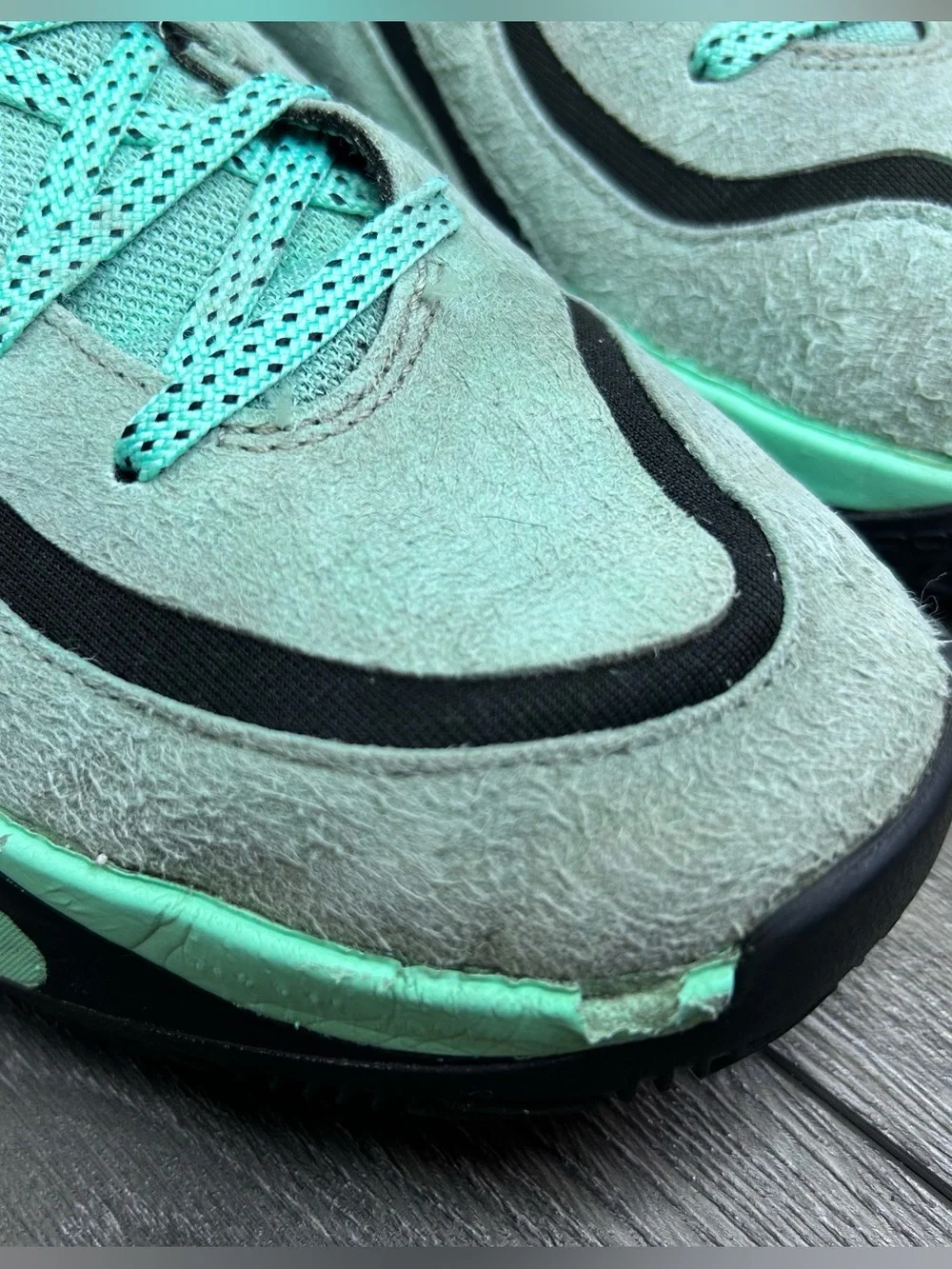 Jordan Tatum 4 Green Glow US 7.5 Basketball Sneakers